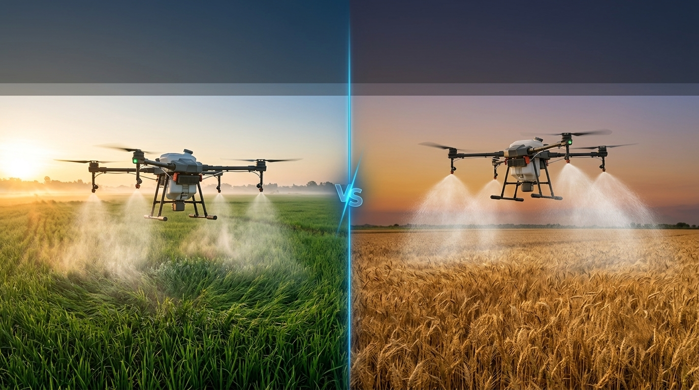 DJI Agras T70P vs T100 agriculture drone comparison