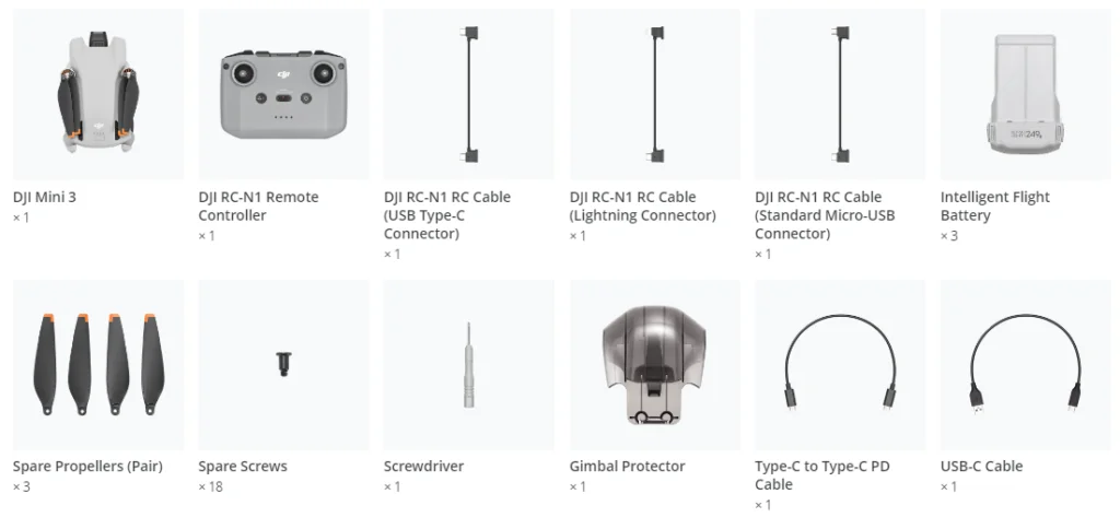 DJI Mini 3 Fly More Combo