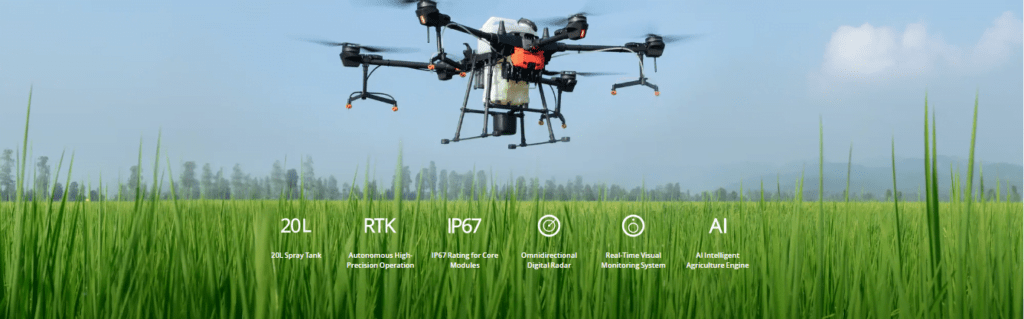 DJI Agras T20 Agriculture Drone