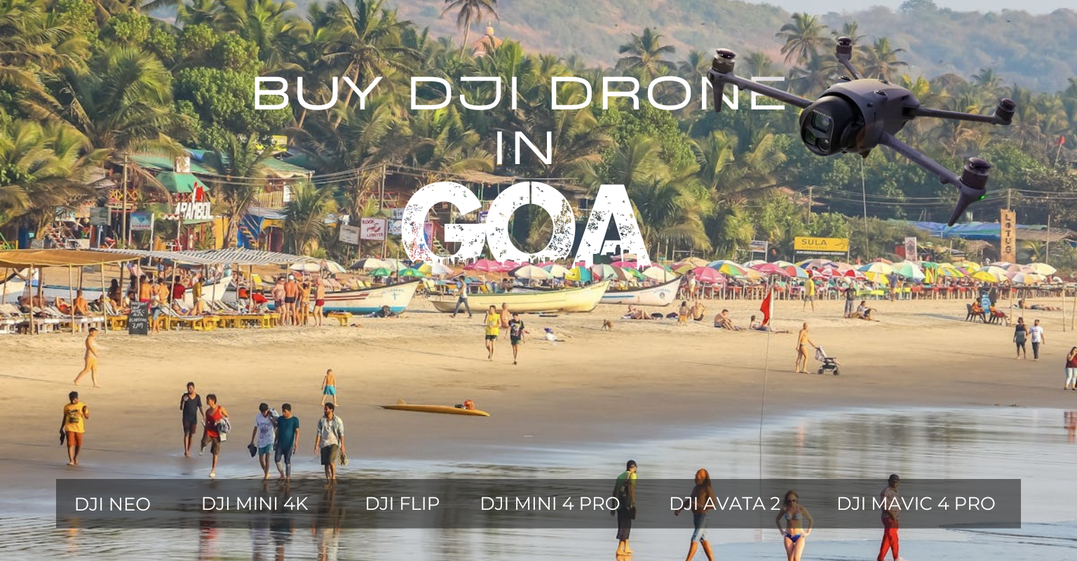 DJI drone in Goa