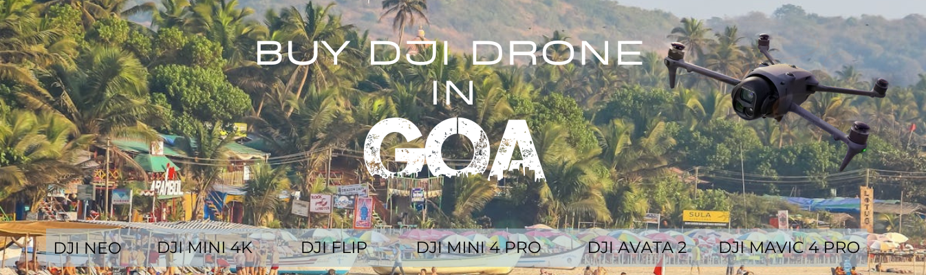 DJI drone in Goa